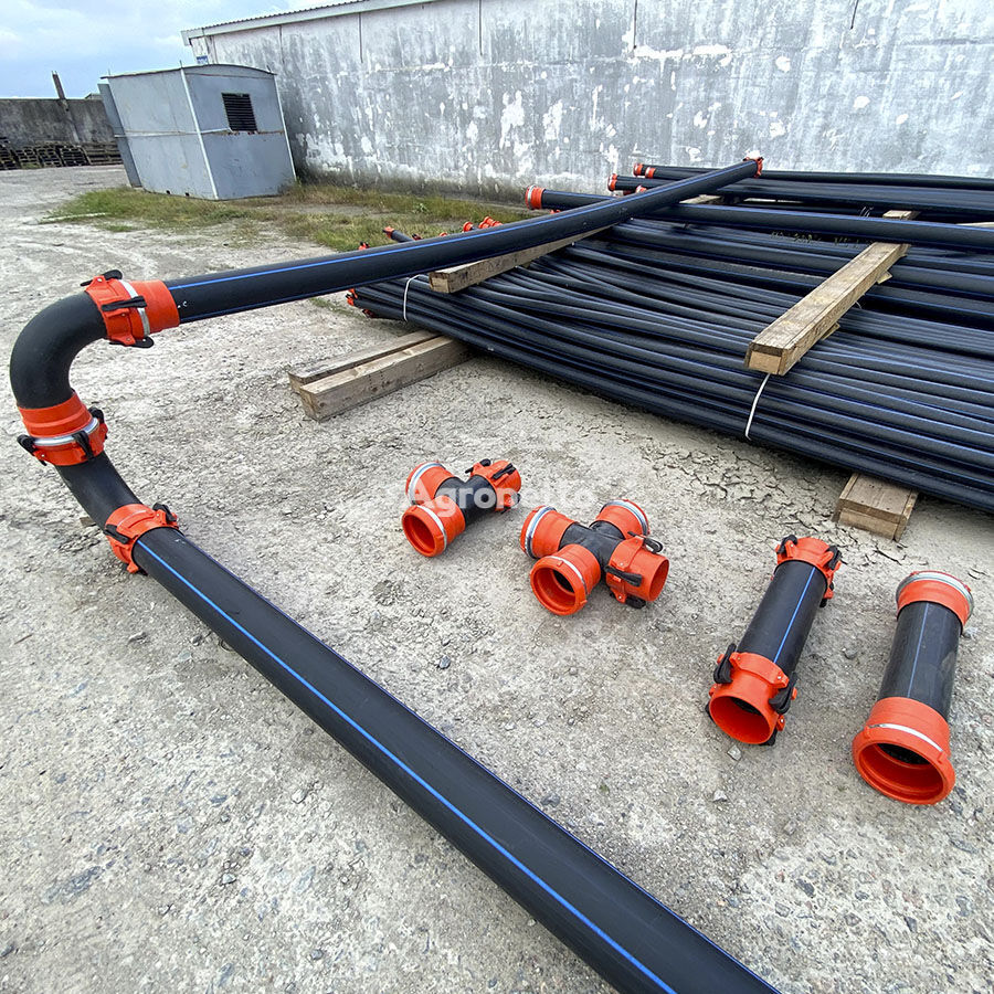 new Trubi PE dlya polivu 75, 110 ,160mm (6, 8, 10 atm), 6 m, shvidkozb irrigation hose