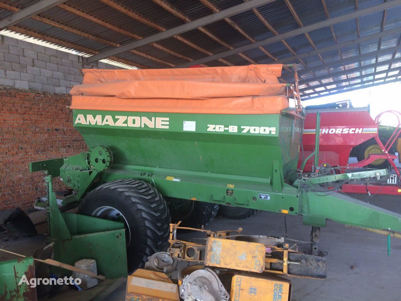 Amazone ZG-B 7001 trailed fertilizer spreader