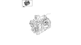 87542026 engine for New Holland T6090  wheel tractor