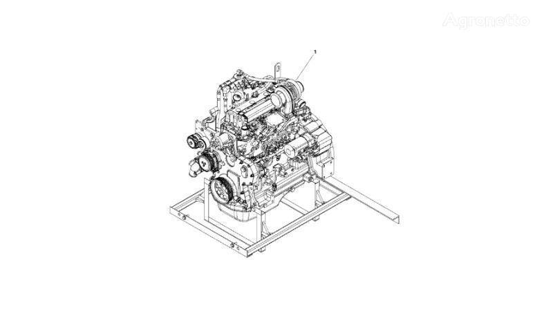 John Deere 9470RX RG40070 ( engine