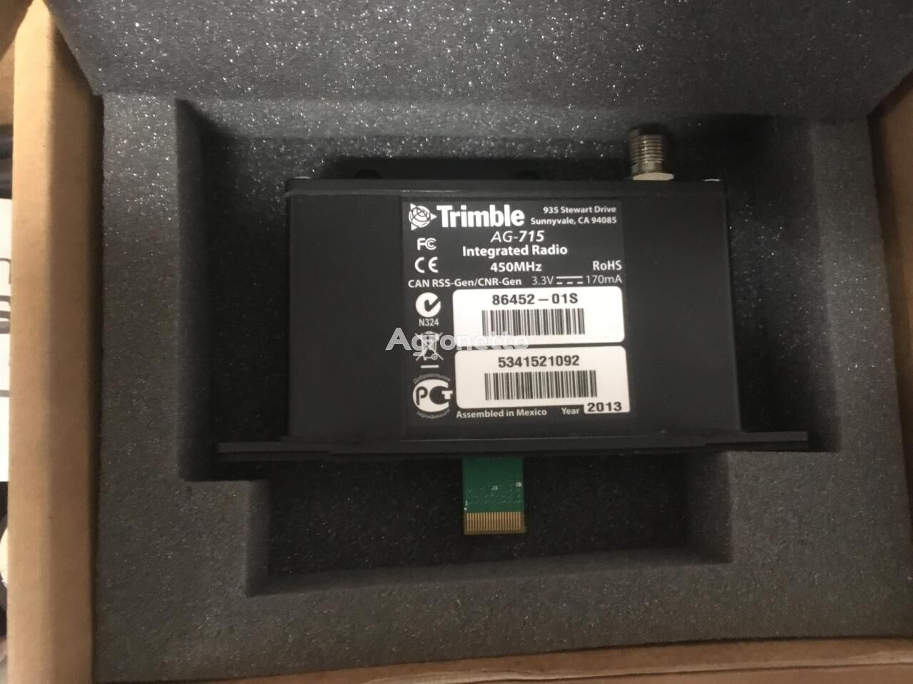 Trimble AG-715 Funk Radio navigation system for wheel tractor