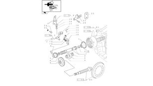 New Holland 87373863 power take off shaft for New Holland T6010  wheel tractor