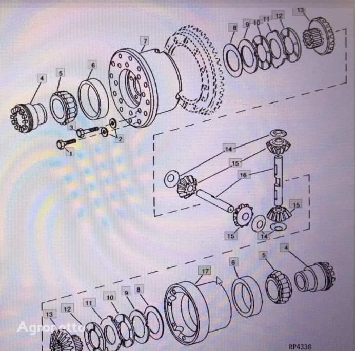 Obudowa spare parts for John Deere wheel tractor