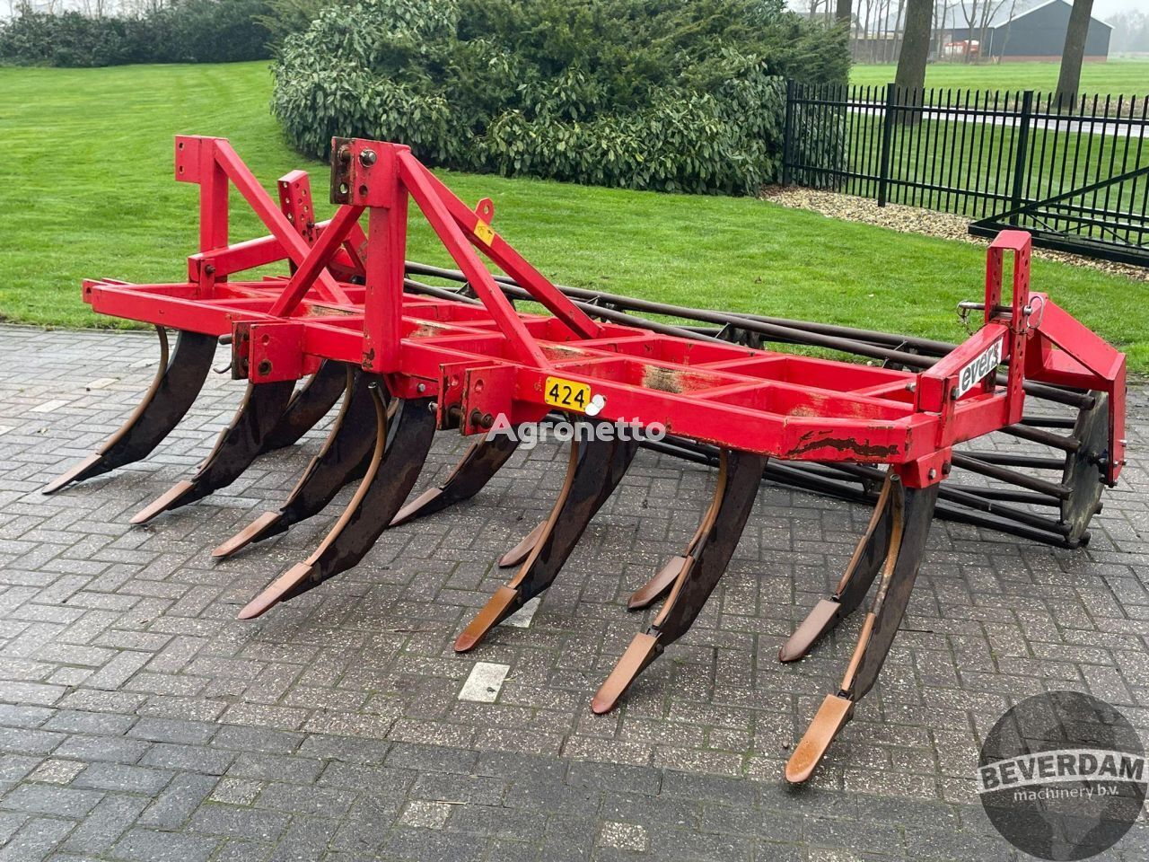 Evers vaste tand 3.5 meter stubble cultivator
