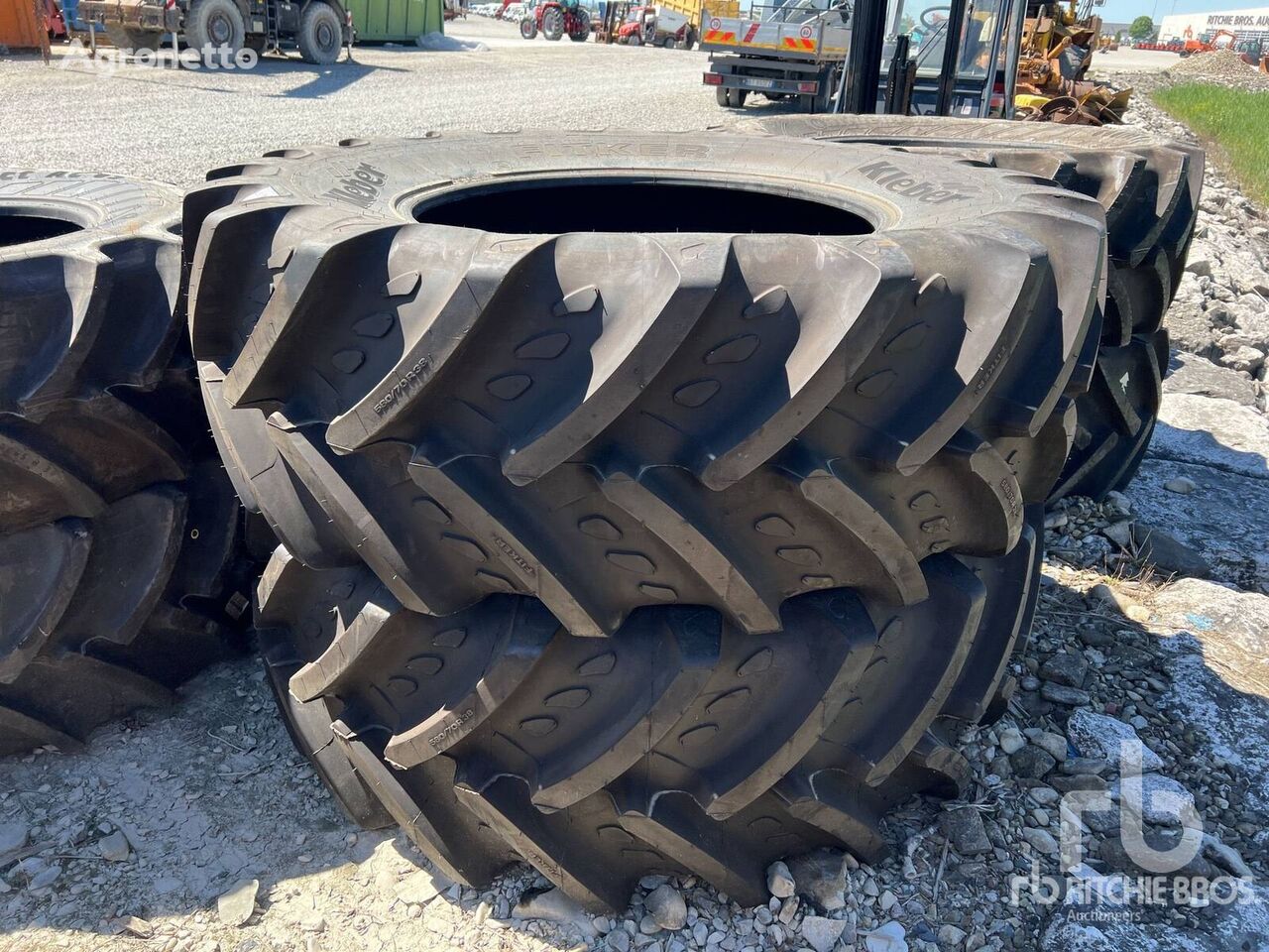 new Kleber 580/70 R38 FIKT Quantity of (2) (Unused) tractor tire