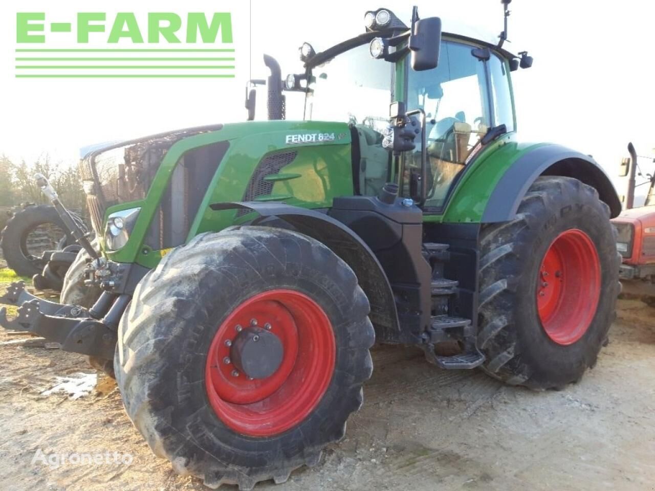 Fendt 824 profi + wheel tractor
