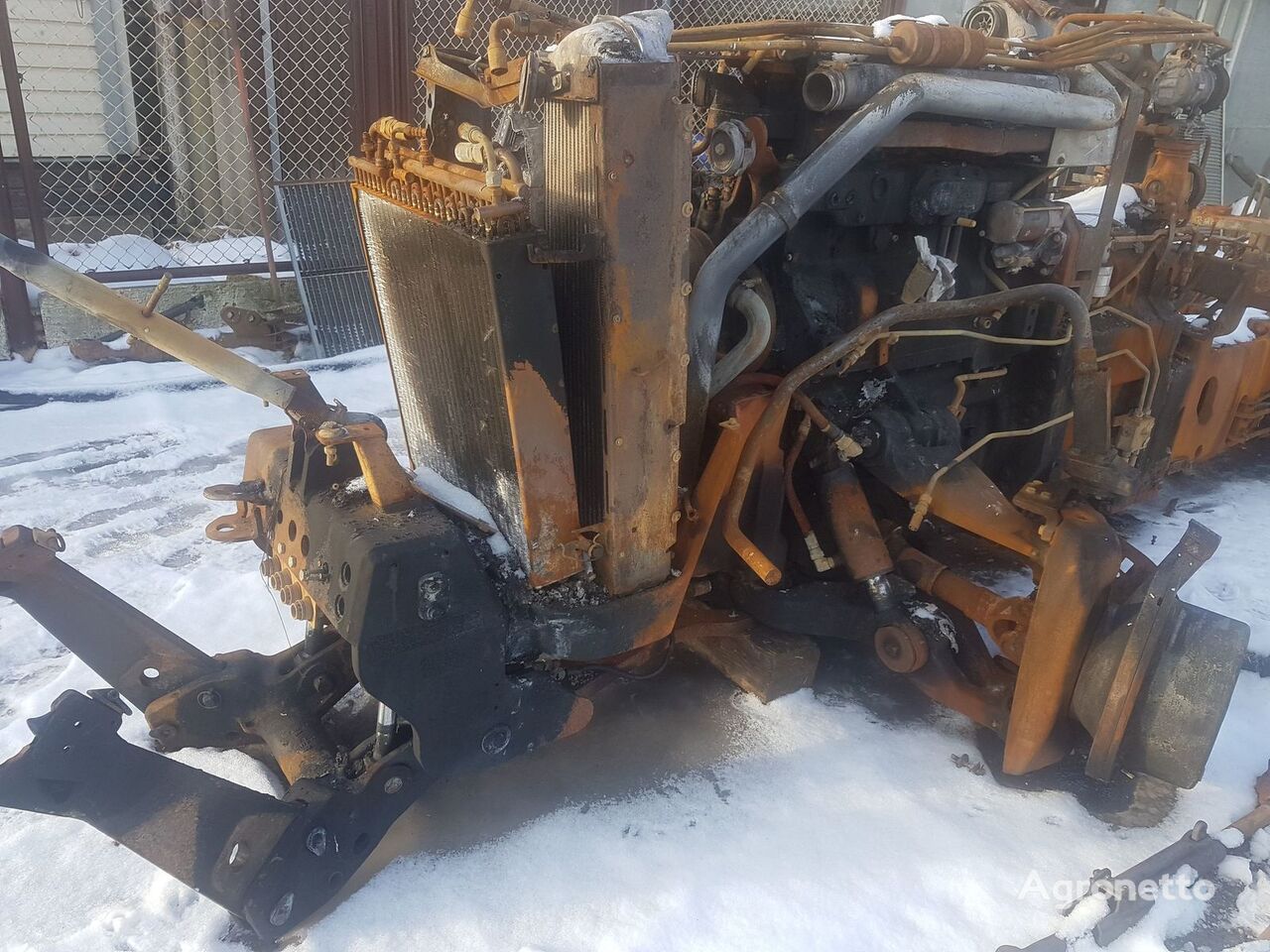 damaged John Deere 8420 wheel tractor
